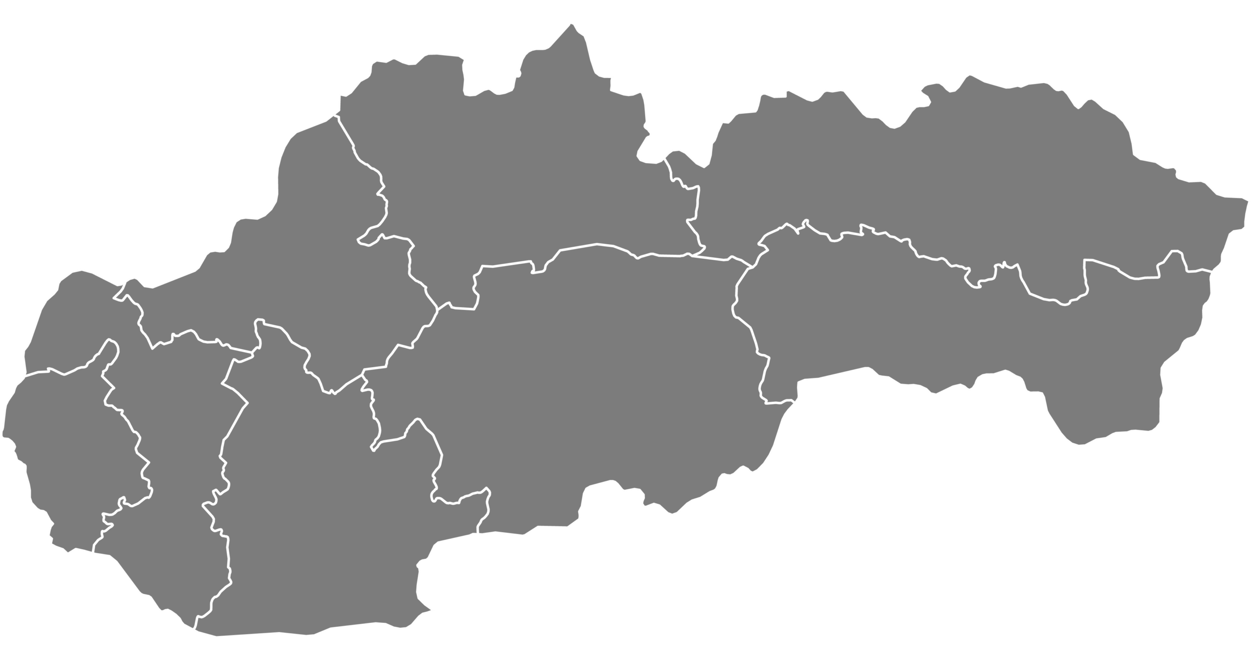 mapa Slovenska